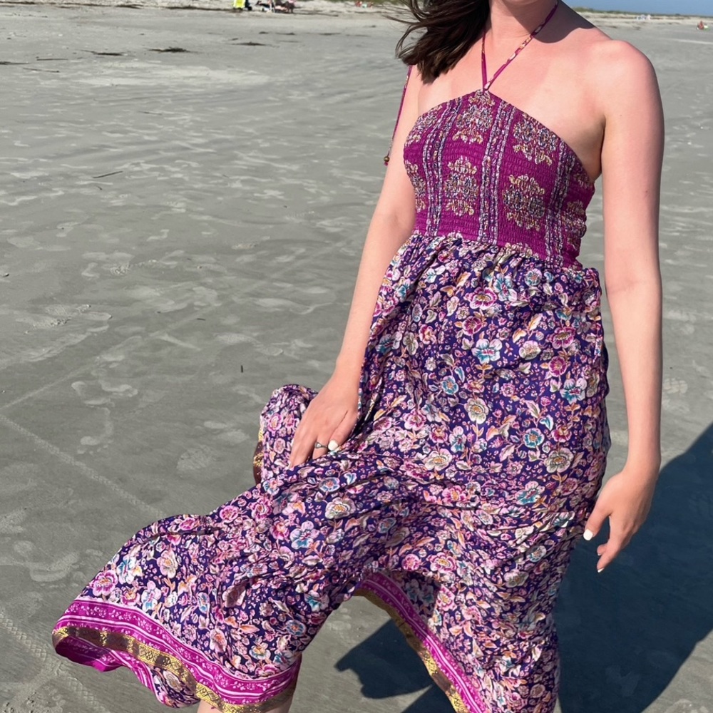 Maeve Purple Floral Dress